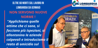 Morti sul Lavoro: La Uil fa appello a imprese e enti locali