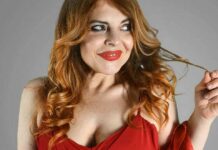 La modella curvy Mascia Carfagna Sposa in Affari su Real Time