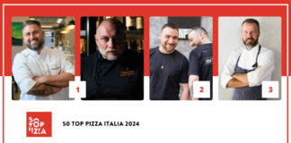 50 Top Pizza, la premiazione al Teatro Manzoni, Confine al secondo posto e premio speciale per il pizzaiolo Francesco Capece