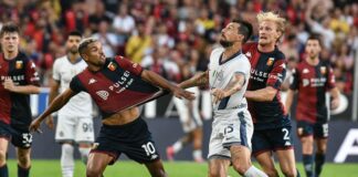 Inter fermata a Marassi, il Genoa trova il pari su rigore in extremis