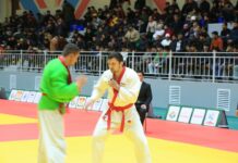 Italy with Andrea Felipe Moreno at the Gushtingiri World Championships.