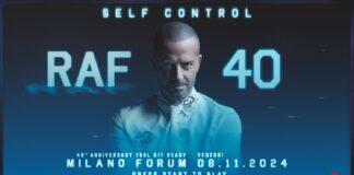 40 anni di Self Control, Raf all’Unipol Forum l’8 novembre
