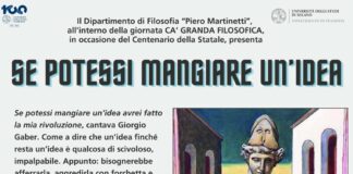 Se potessi mangiare un’idea giovedì 17 in Statale