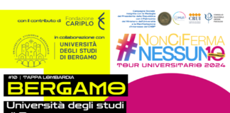 #noncifermanessuno, Luca Abete per la prima volta a Bergamo