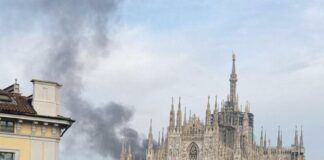 Incendio in Corso Vittorio Emanuele