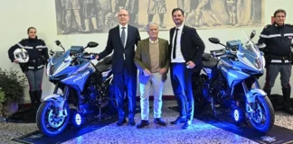 Due moto MV Agusta donate alla Polizia