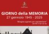 Giornata della Memoria a Basiglio domenica 26