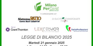 Legge di Bilancio, evento formativo martedì 21