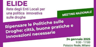 Droga, meeting Elide a Palazzo Reale