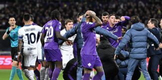 L’Inter cade (male) a Firenze