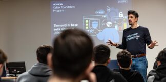 Cybersecurity, workshop a scuola con Acronis