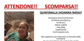 Donna scomparsa da quasi 2 settimane, appello di Penelope Lombardia