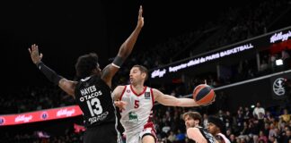 Olimpia, serata storta, sconfitta a Parigi