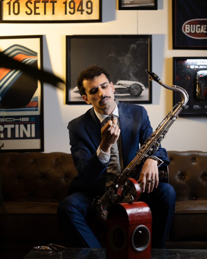 Giacomo Cazzaro (sax) dell'Escape Quartet