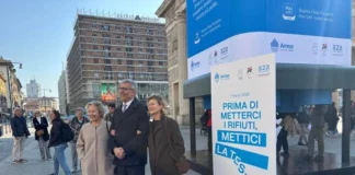Mettici la Testa, campagna Amsa per utilizzo corretto cestini