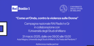 Il tour di Rai Radio 1 contro la violenza sulle donne, lunedì 31 in Statale