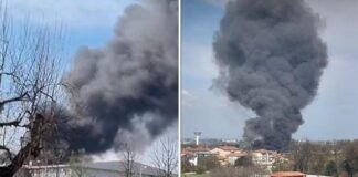 Incendio alla Perfetti di Lainate