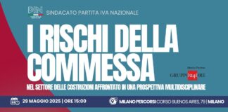 I rischi della commessa, convention giovedì 29