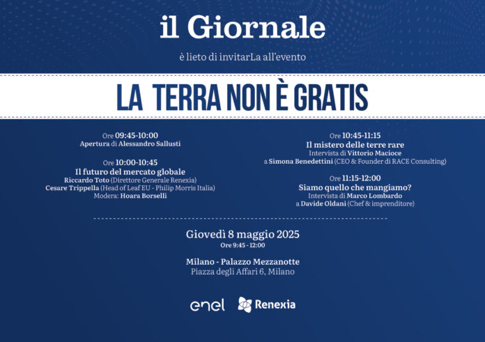 Programma La Terra non è gratis
