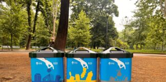 Rifiuti, raccolta differenziata in 6 parchi cittadini