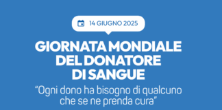 Giornata Mondiale del Donatore di Sangue sabato 14