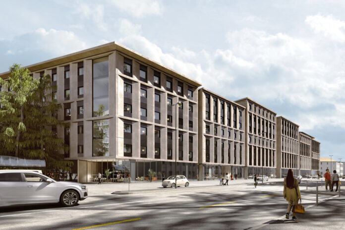 Rendering studentato Sesto San Giovanni