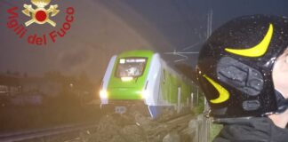 Maltempo, albero cade su binari linea Milano-Como