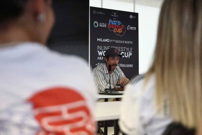 Lele-sacchi-durante-uno-dei-workshop-IED-Milano-per-Hero-Battle-Cup
