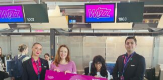 Wizz Air festeggia 5 anni a Malpensa