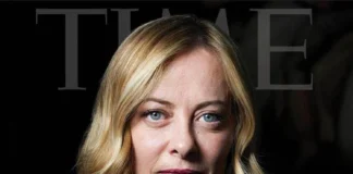 Il Time mette in copertina Giorgia Meloni