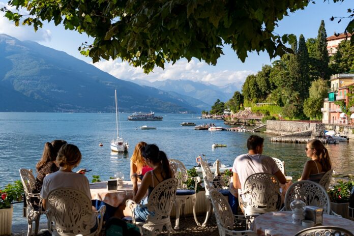 Italy.,Lombardy.,01.07.2021.,Lake,Como.,The,Colorful,Village,Of,Varenne.