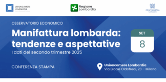 Settore manufatturiero, dati II trimestre lunedì 8