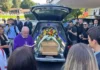 Emilio Fede, i funerali a Milano 2