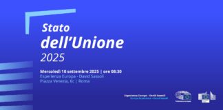 Discorso sullo Stato dell’Unione Europea martedì 10 su Adnkronos