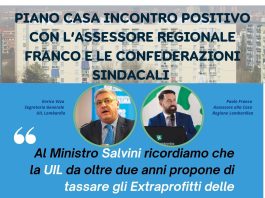 Casa, Vizza (Uil): positivo incontro in Regione