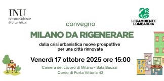 Milano da rigenerare, venerdì 17 in Camera del Lavoro