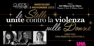 Chefs For Life, Charity Dinner mercoledì 5