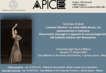 Luciana Novaro, étoile della Scala, giornata di studi venerdì 17