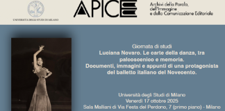 Luciana Novaro, étoile della Scala, giornata di studi venerdì 17