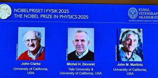 Assgnato il Nobel per la Fisica a 3 studiosi della California University