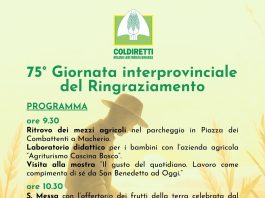 Coldiretti, Giornata del Ringraziamento a Macherio domenica 30