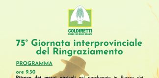 Coldiretti, Giornata del Ringraziamento a Macherio domenica 30