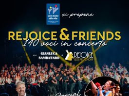 Rejoice & Friends, sabato 29 concerto di beneficenza