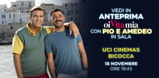 Oi vita mia, Pio e Amedeo all’UCI Cinema Bicocca martedì 18