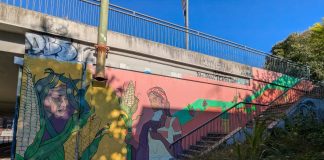 Murale dell’artista messicana Beatriz Azucena Aguayo Vargas, a cura del Consolato