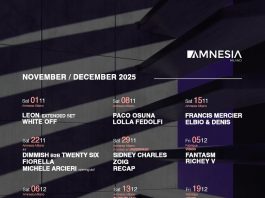 Amnesia Milano, appuntamenti di novembre e dicembre