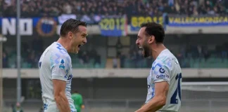L’Inter la sfanga su autorete a Verona