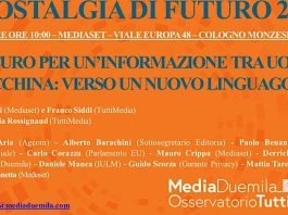 Nostalgia di Futuro, martedì 25 a Cologno Monzese (Mediaset)