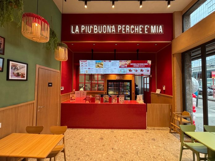 La Piadineria, Via Paoli - bancone