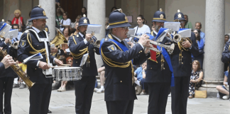 Il tradizionale concerto delle bande a Palazzo Marino